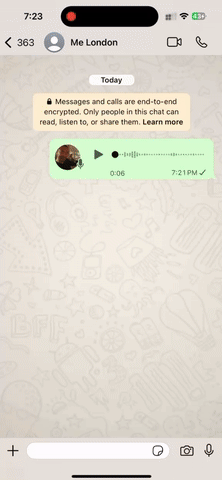 Voice Note Forwarding Demo